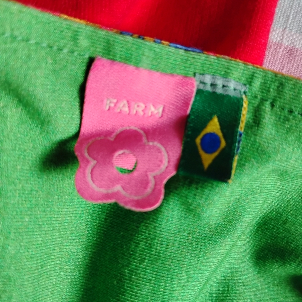 Farm Rio Multicolor Crop Top P XS - Picture 4 of 6
